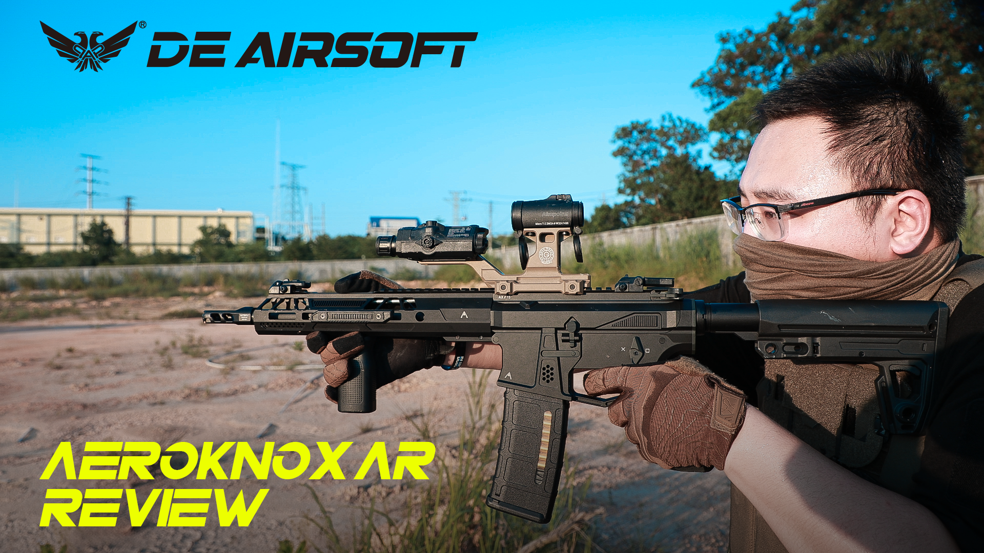 新作登場低価】 DE Airsoft Aeroknox AX//15 AEG (Kestrel V2/Official