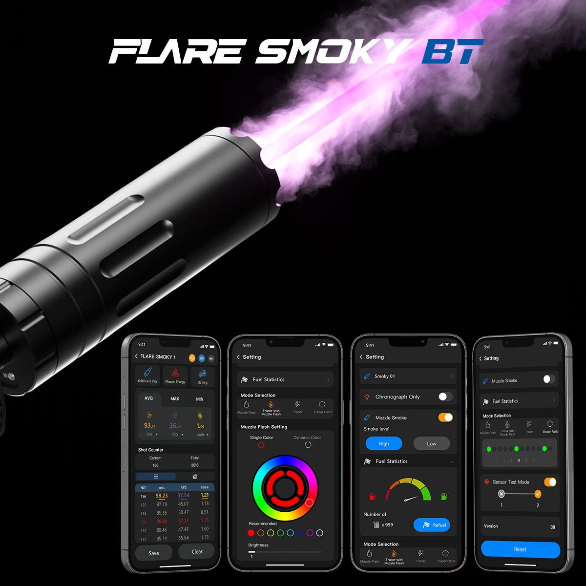 Eshooter Flare Smoky BT Tracer Unit Eshooter Flare Smoky BT Tracer Unit