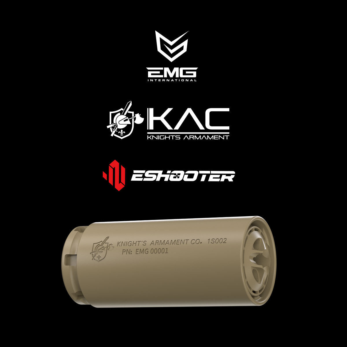 EMG x KAC QDC Suppressor with Flash Hider & Flare Mono Tracer Unit
