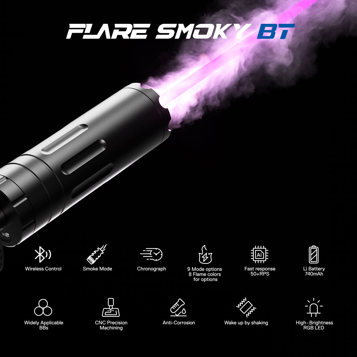 Eshooter Flare Smoky BT Tracer Unit Eshooter Flare Smoky BT Tracer Unit