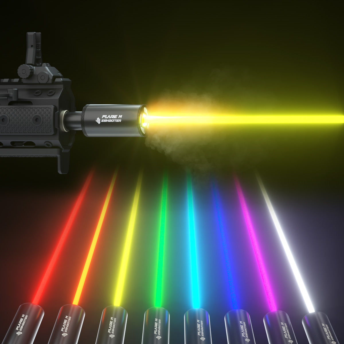 Eshooter FLARE M レインボートレーサー Eshooter FLARE M レインボートレーサー（マズルフラッシュ機能