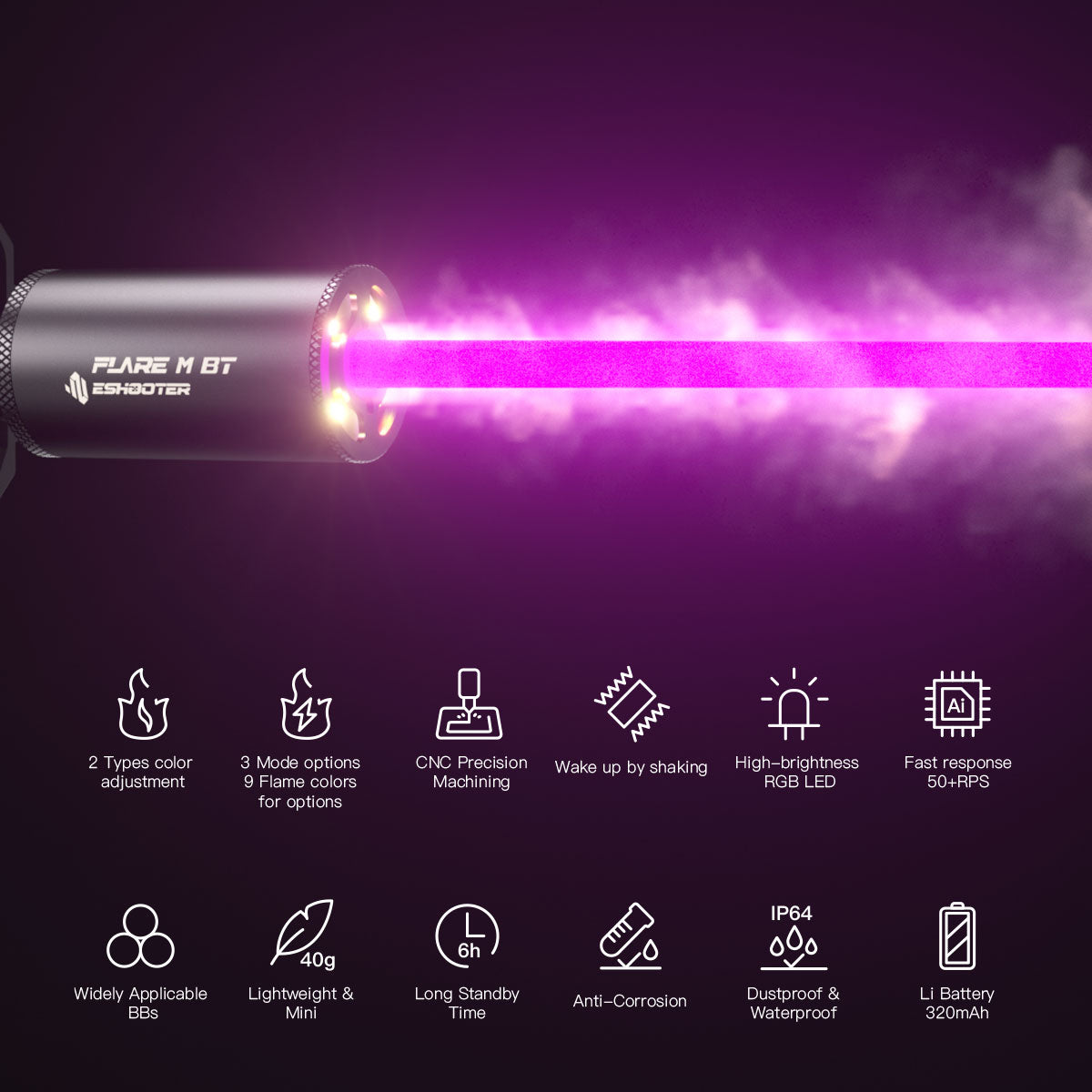 Eshooter Flare M BT Tracer Unit