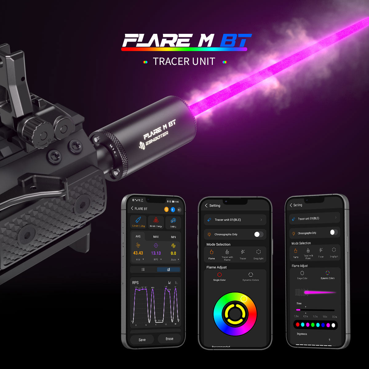 Eshooter Flare M BT Tracer Unit